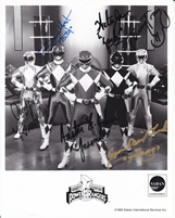 Signed Power Rangers Cast PhotoThumbnail